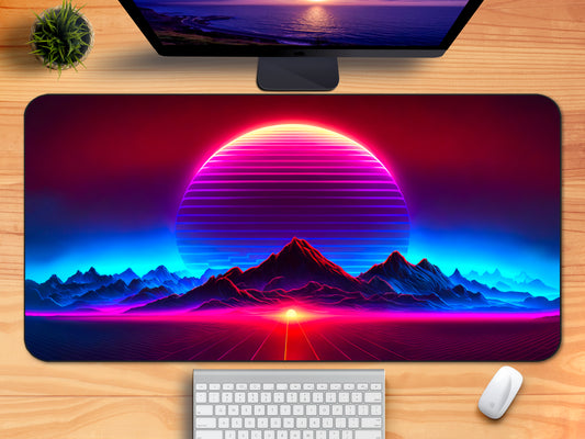 Desk Mat - Outrun Sun